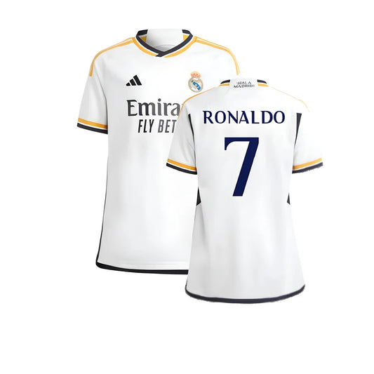 2023-2024 Real Madrid Home Shirt (Kids) (Ronaldo 7)_4