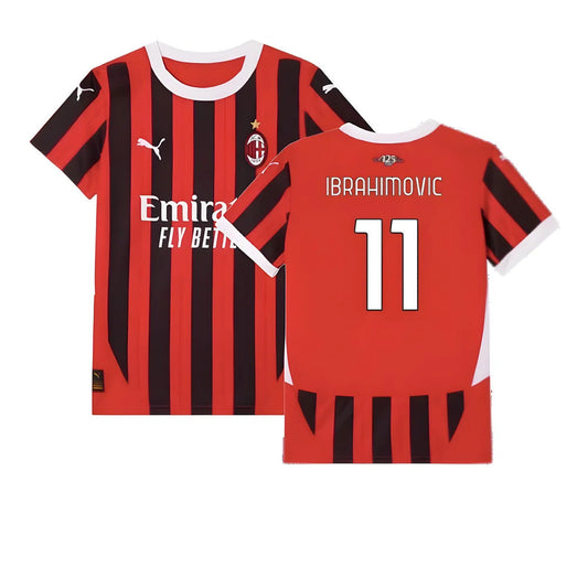 2024-2025 AC Milan Home Shirt (Kids) (Ibrahimovic 11)_4
