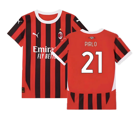 2024-2025 AC Milan Home Shirt (Kids) (Pirlo 21)_4