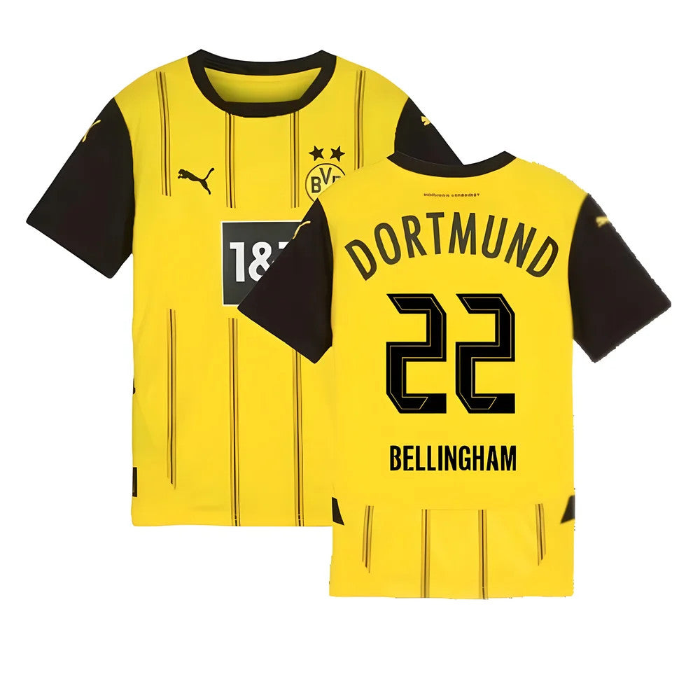 2024-2025 Borussia Dortmund Home Shirt (Kids) (Bellingham 22)_4