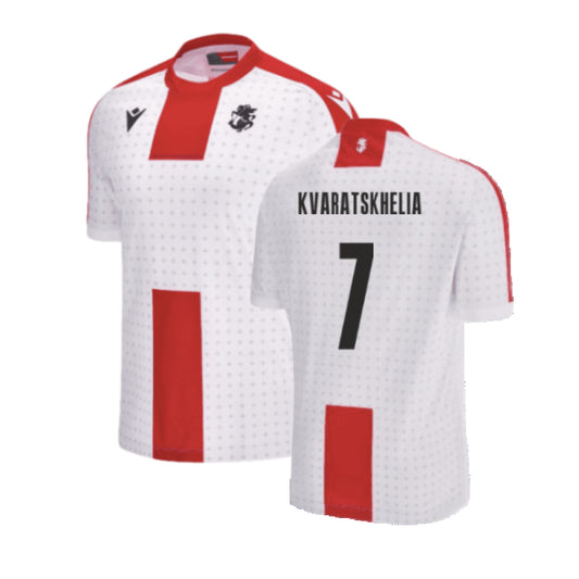 2024-2025 Georgia Home Shirt (Kids) (Kvaratskhelia 7)_4