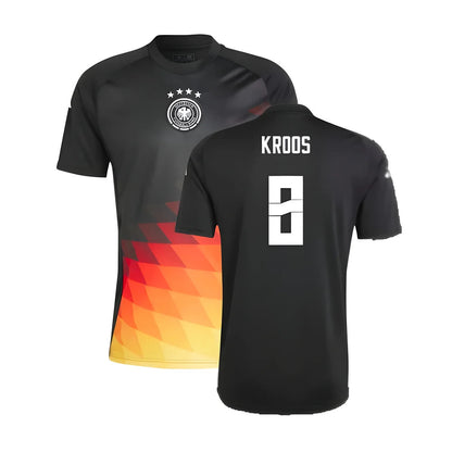 2024-2025 Germany Pre-Match Shirt (Black) (Kroos 8)_4