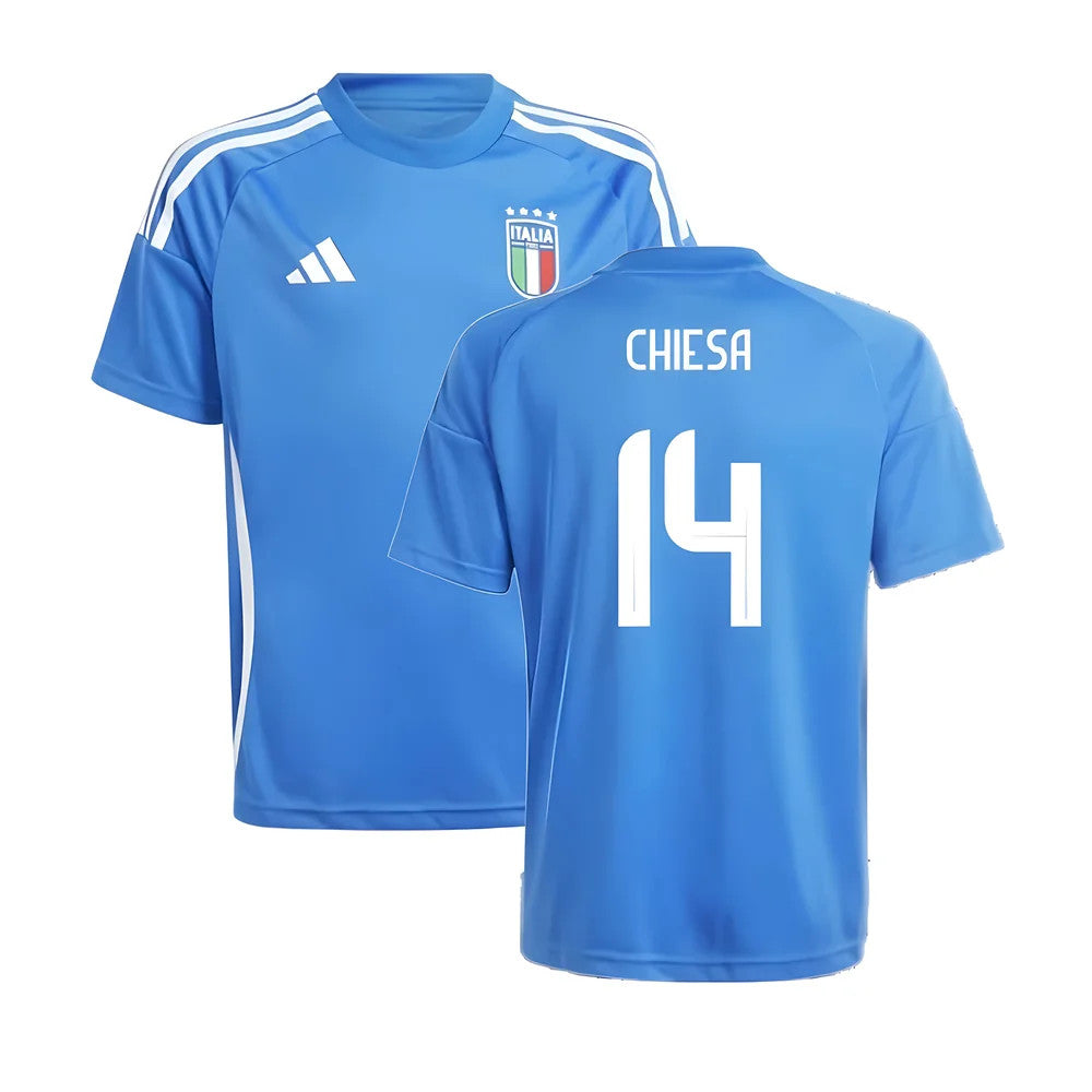 2024-2025 Italy Home Fan Jersey (Kids) (CHIESA 14)_4