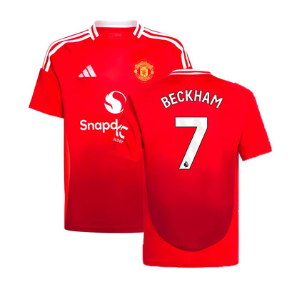 2024-2025 Man Utd Home Shirt (Kids) (Beckham 7)_4
