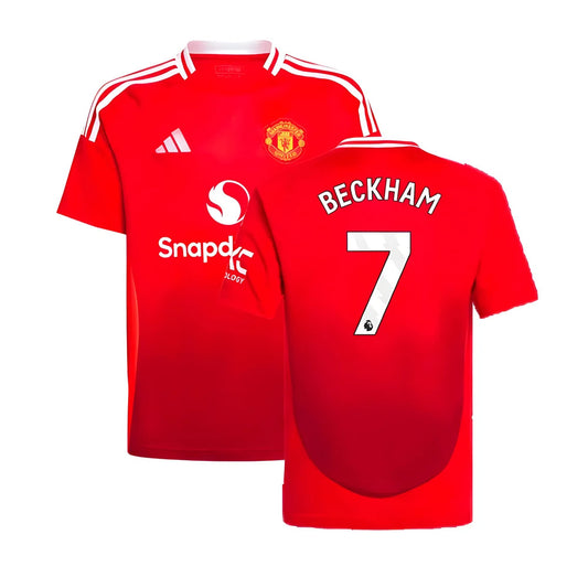 2024-2025 Man Utd Home Shirt (Kids) (Beckham 7)_4