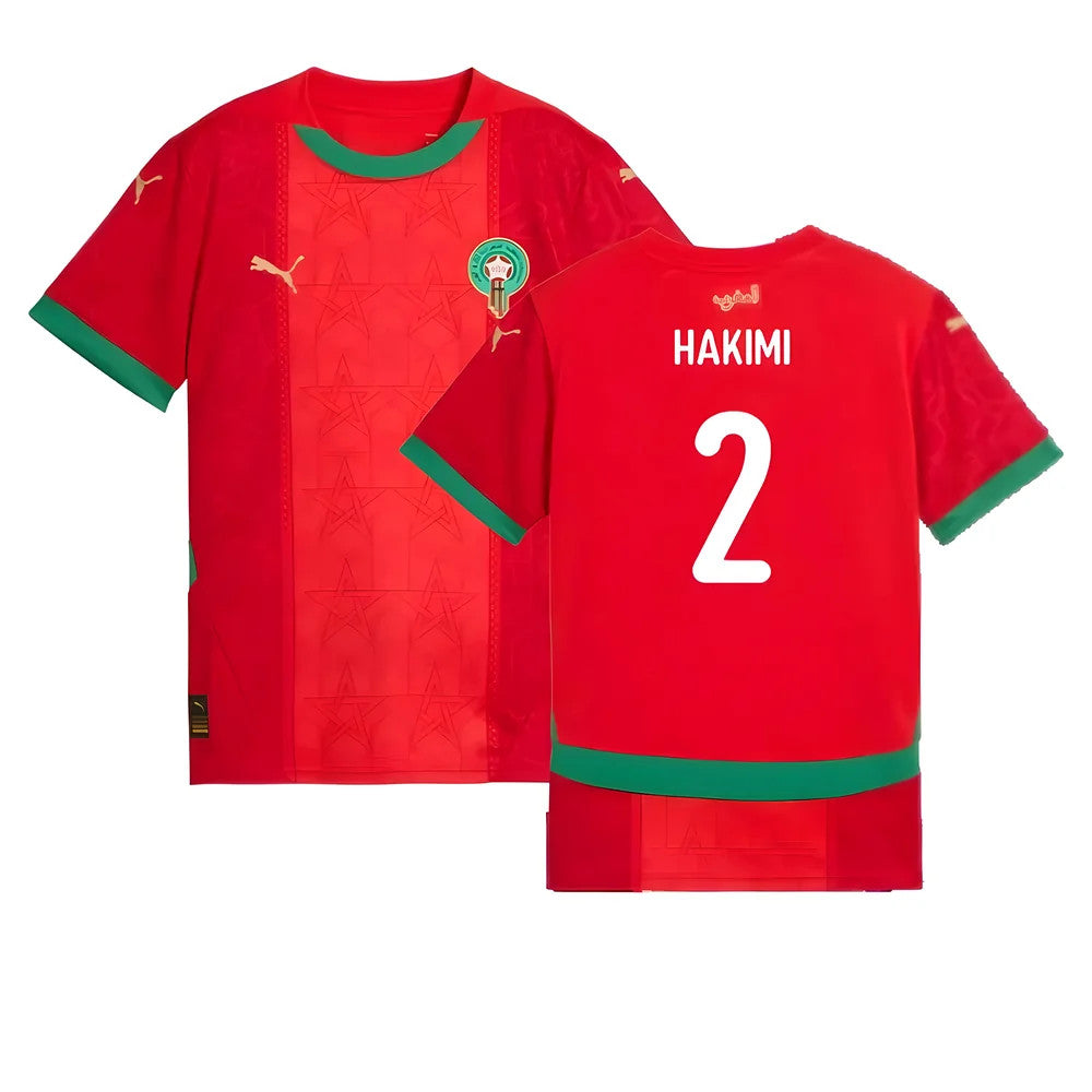 2024-2025 Morocco Home Shirt (Kids) (Hakimi 2)_4