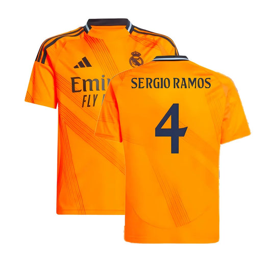 2024-2025 Real Madrid Away Shirt (Kids) (Sergio Ramos 4)_4