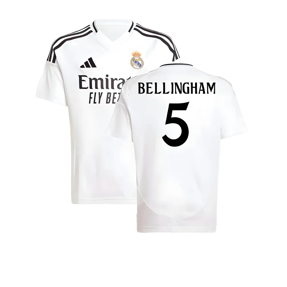 2024-2025 Real Madrid Home Shirt (Kids) (Bellingham 5)_4