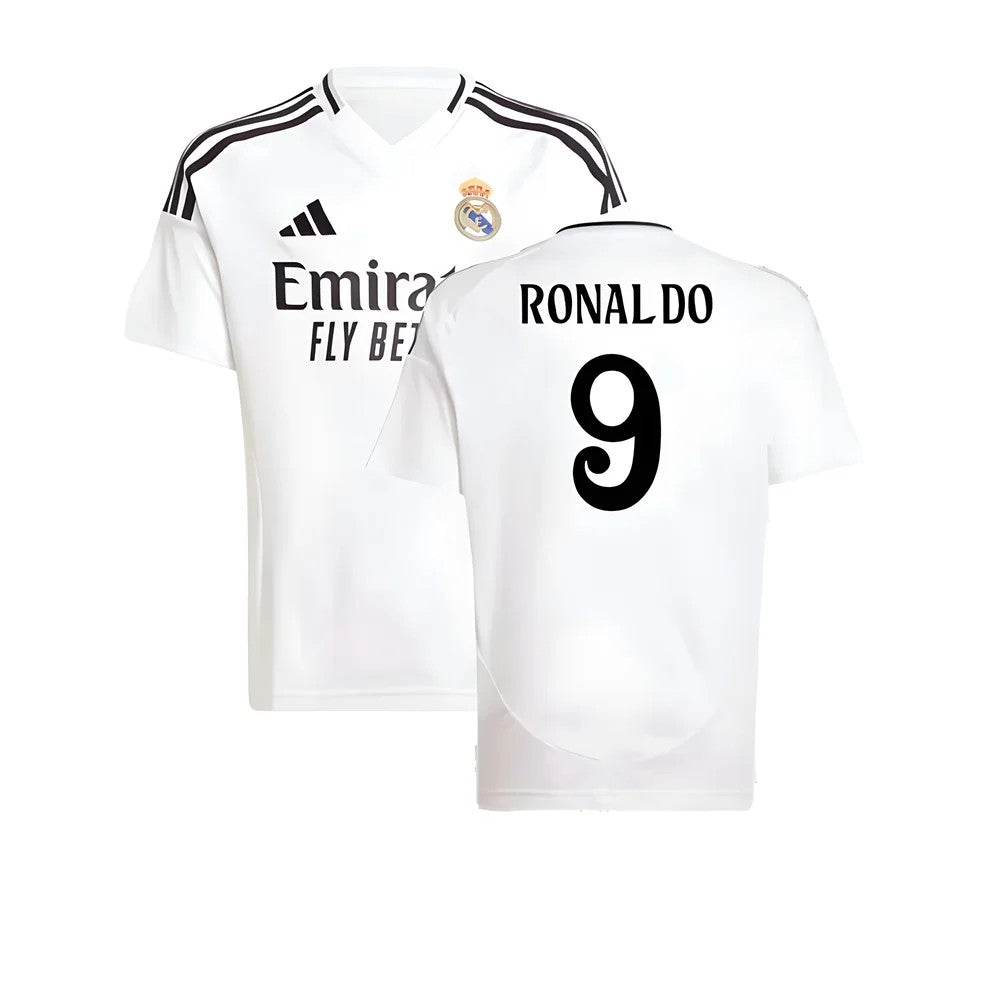2024-2025 Real Madrid Home Shirt (Kids) (Ronaldo 9)_4