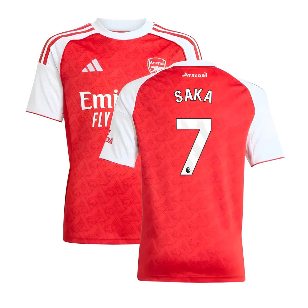 2025-2026 Arsenal Home Shirt (Kids) (Saka 7)_5