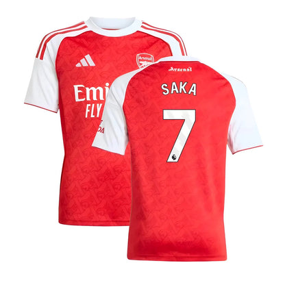 2025-2026 Arsenal Home Shirt (Kids) (Saka 7)_5
