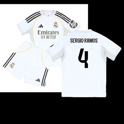2025-2026 Real Madrid Home Youth Kit (Sergio Ramos 4)_6