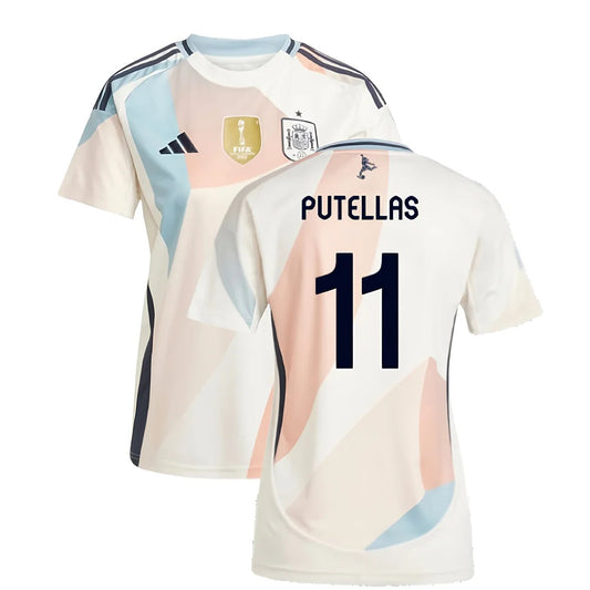 2025-2026 Spain Away Shirt (Womens) (Putellas 11)_2