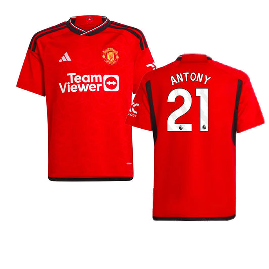 2023-2024 Man Utd Home Shirt (Kids) (Antony 21)_4