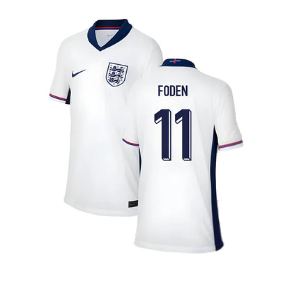 2024-2025 England Home Shirt (Kids) (Foden 11)_4