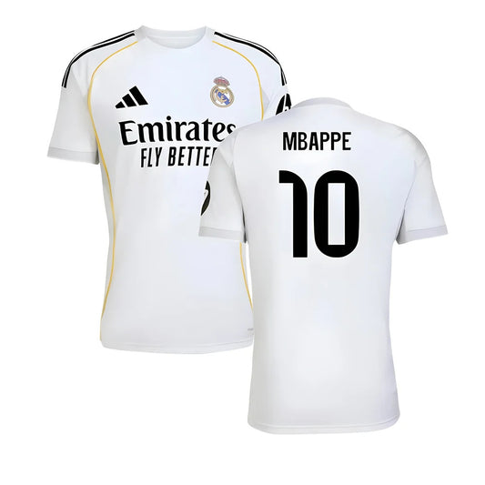 2025-2026 Real Madrid Home Shirt (Mbappe 10)_5