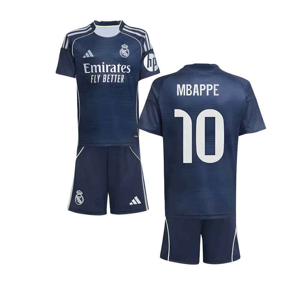 2025-2026 Real Madrid Away Youth Kit (Mbappe 10)_4