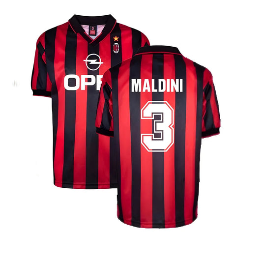 AC Milan 1996 Home Retro Shirt (MALDINI 3)_4