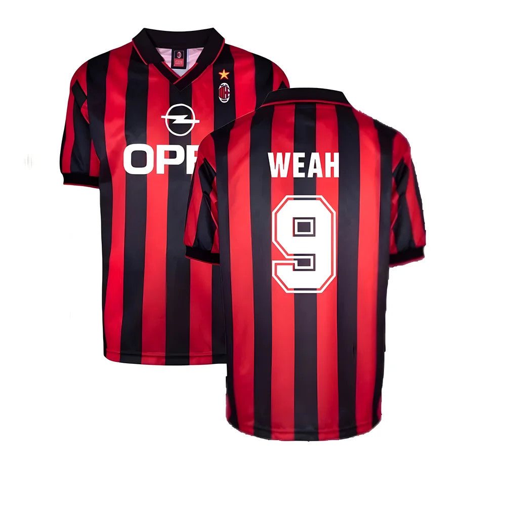 AC Milan 1996 Home Retro Shirt (Weah 9)_4