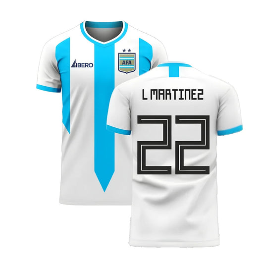 Argentina 2025-2026 Home Concept Football Kit (Libero) (L MARTINEZ 22)_0