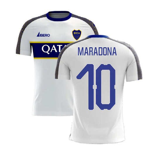 Boca Juniors 2025-2026 Away Concept Football Kit (Libero) (MARADONA 10)_0