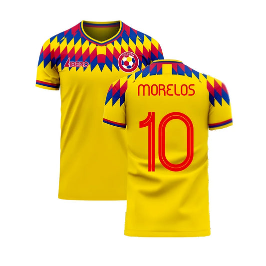 Colombia 2025-2026 Home Concept Football Kit (Libero) (MORELOS 10)_0
