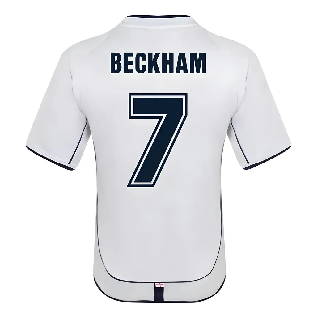 England 2002 Retro Football Shirt (Beckham 7)_0