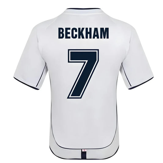 England 2002 Retro Football Shirt (Beckham 7)_0