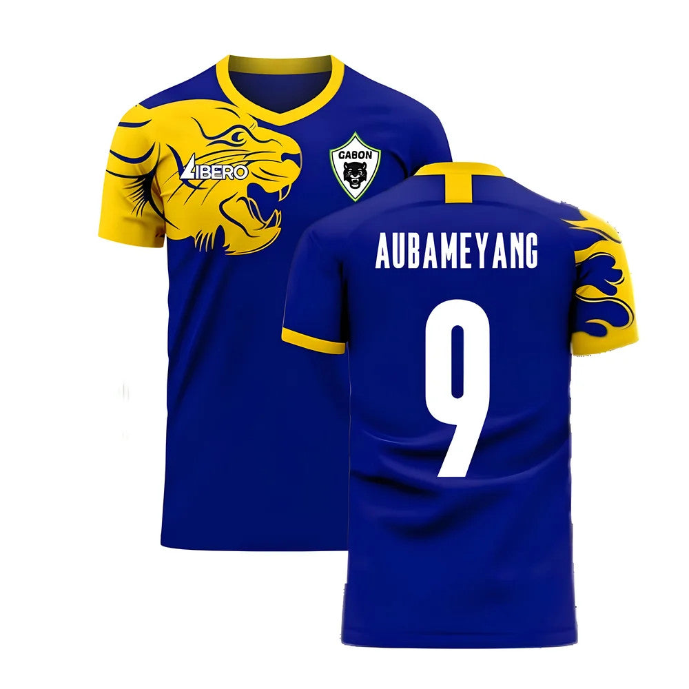 Gabon 2025-2026 Away Concept Football Kit (Libero) (AUBAMEYANG 9)_0