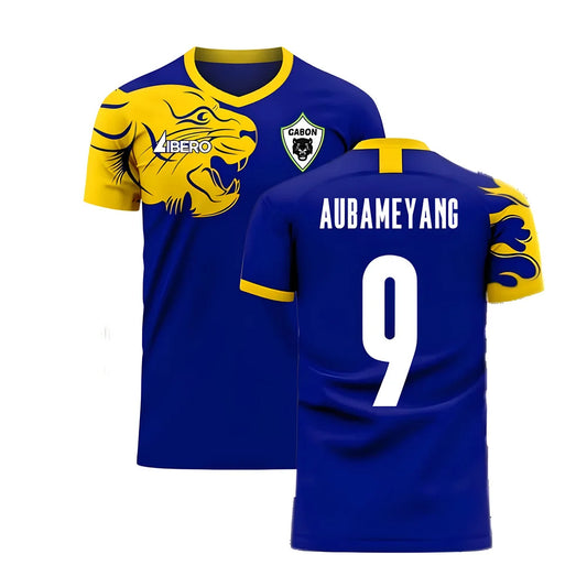 Gabon 2025-2026 Away Concept Football Kit (Libero) (AUBAMEYANG 9)_0