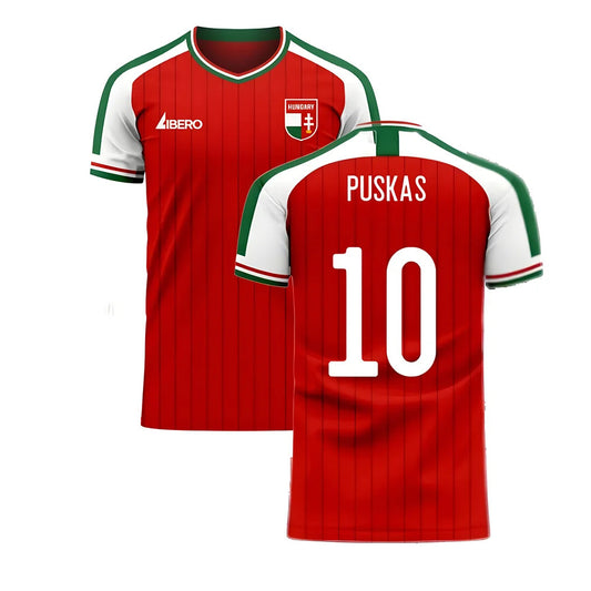 Hungary 2025-2026 Home Concept Football Kit (Libero) (PUSKAS 10)_0