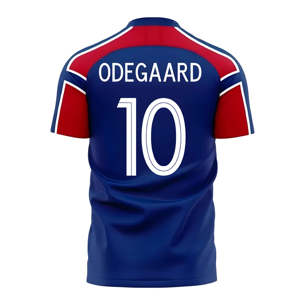 Norway 2025-2026 Away Concept Football Kit (Libero) (ODEGAARD 10)_0