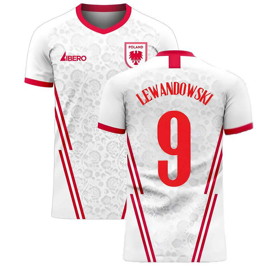 Poland 2025-2026 Home Concept Football Kit (Libero) (LEWANDOWSKI 9)_0