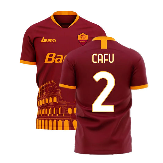 Roma 2025-2026 Home Concept Football Kit (Libero) (CAFU 2)_0