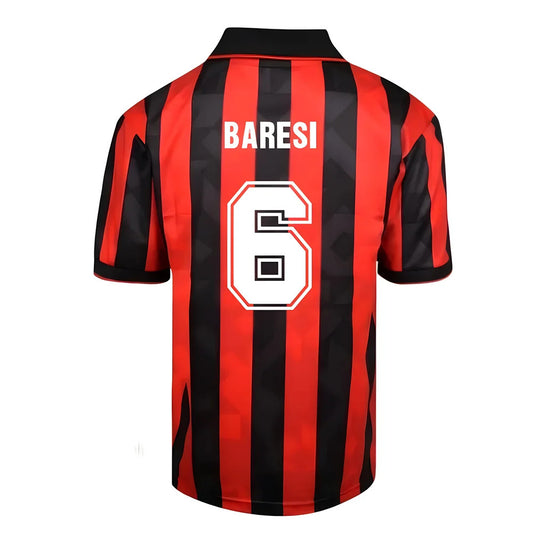 Score Draw AC Milan 1994 Retro Football Shirt (BARESI 6)_0