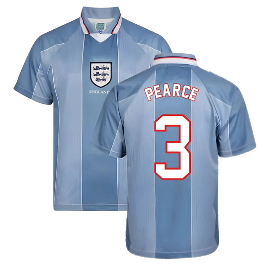 Score Draw England 1996 Away Euro Championship Retro Football Shirt (PEARCE 3)_0