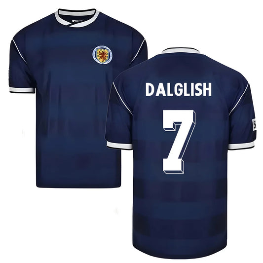 Score Draw Scotland 1986 Retro Football Shirt (Dalglish 7)_0
