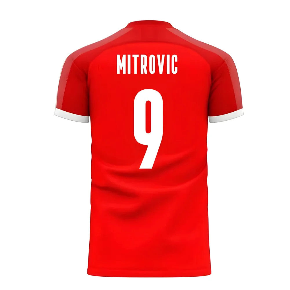 Serbia 2025-2026 Home Concept Football Kit (Libero) (MITROVIC 9)_0
