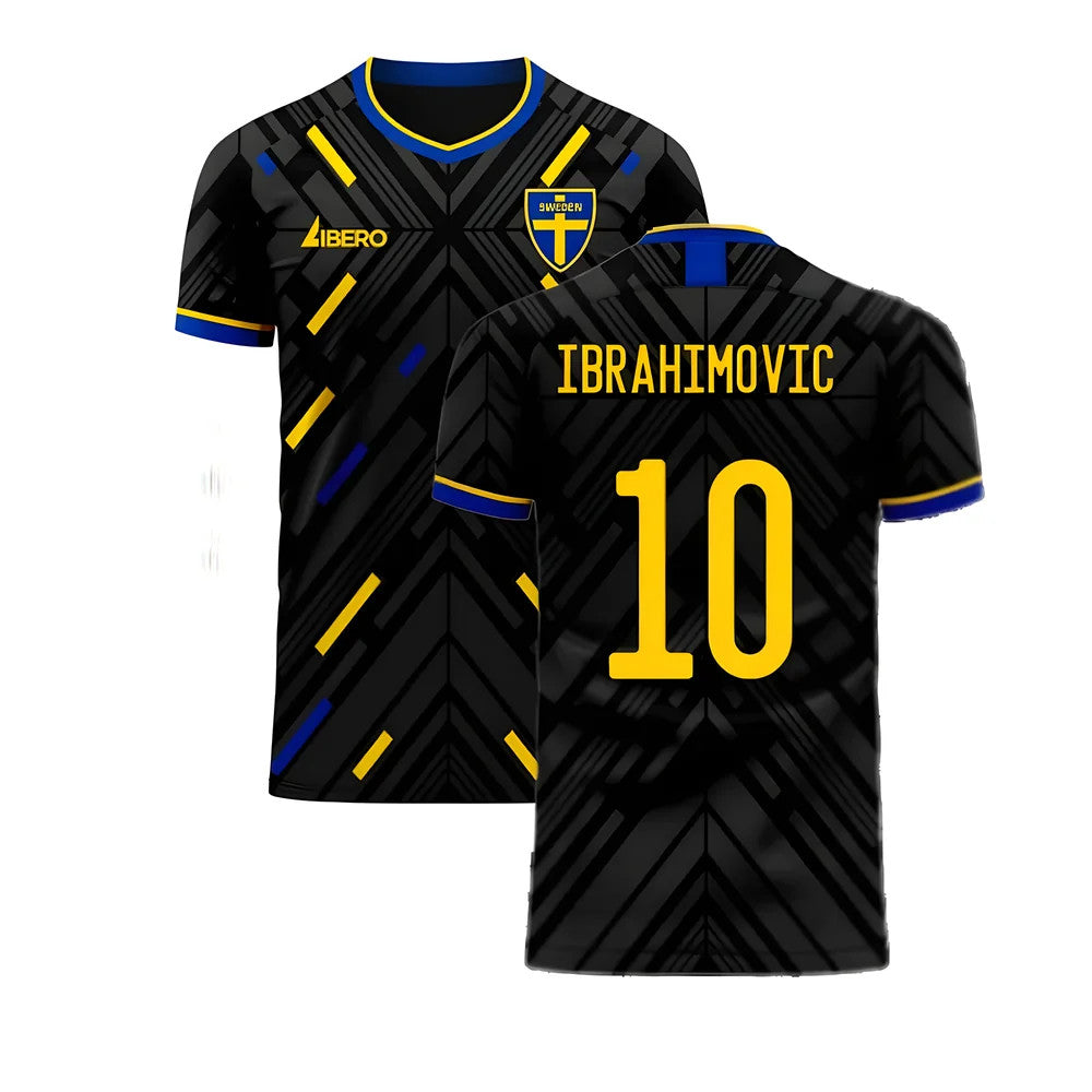 Sweden 2025-2026 Away Concept Football Kit (Libero) (IBRAHIMOVIC 10)_0