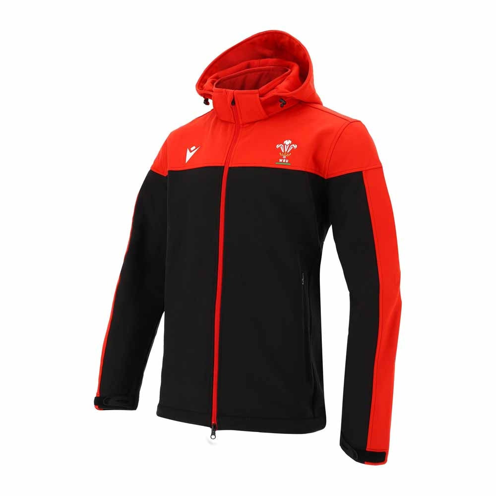 2020-2021 Wales Weighted Softshell Full Zip Jacket (Black)_1