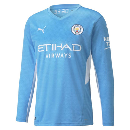 2021-2022 Man City Long Sleeve Home Shirt_1