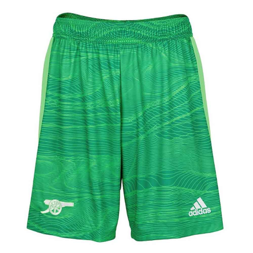 Arsenal 2021-2022 Home Goalkeeper Shorts (Solar Lime) - Kids_1