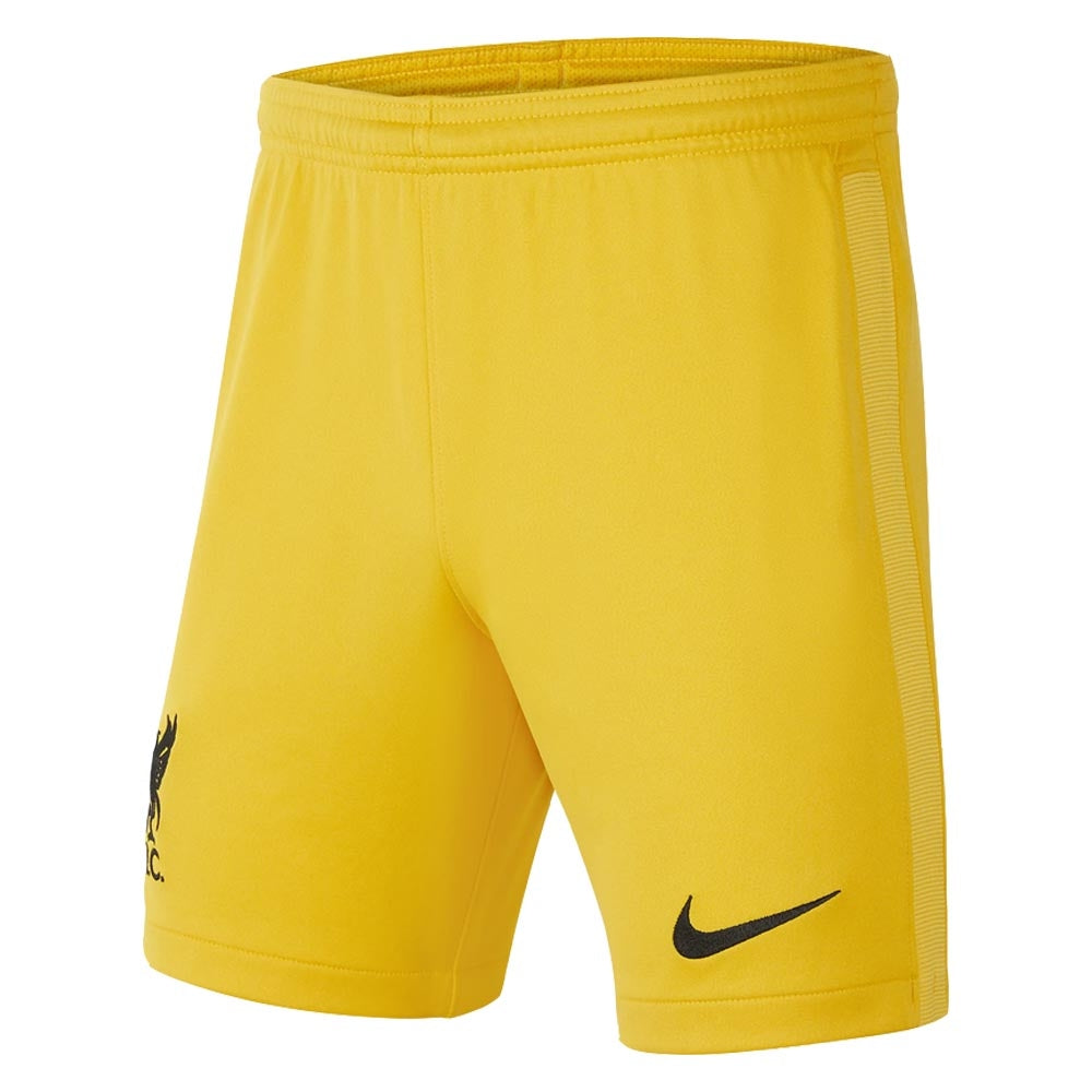 Liverpool 2021-2022 Home Goalkeeper Shorts (Gold) - Kids_1