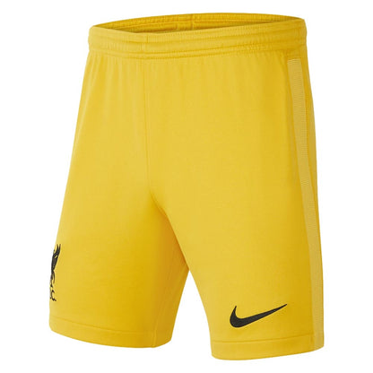 Liverpool 2021-2022 Home Goalkeeper Shorts (Gold) - Kids_1