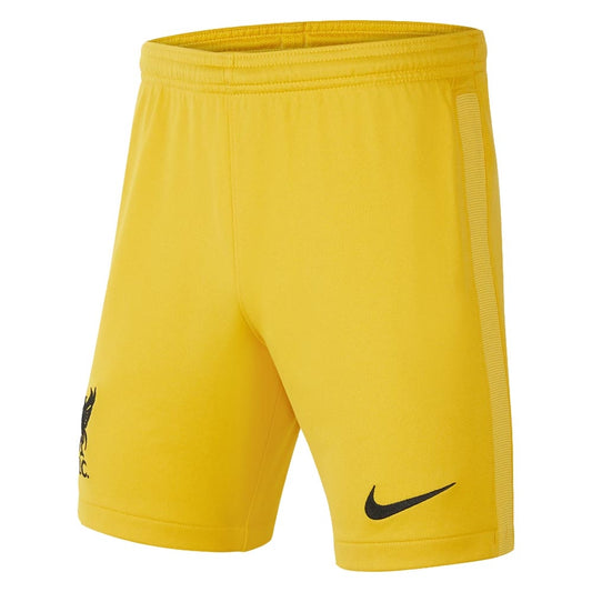 Liverpool 2021-2022 Home Goalkeeper Shorts (Gold) - Kids_1