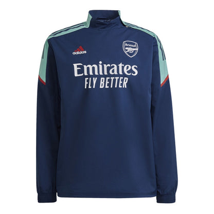 Arsenal 2021-2022 EU Hybrid Top (Blue)_0