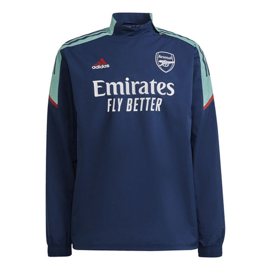 Arsenal 2021-2022 EU Hybrid Top (Blue)_0