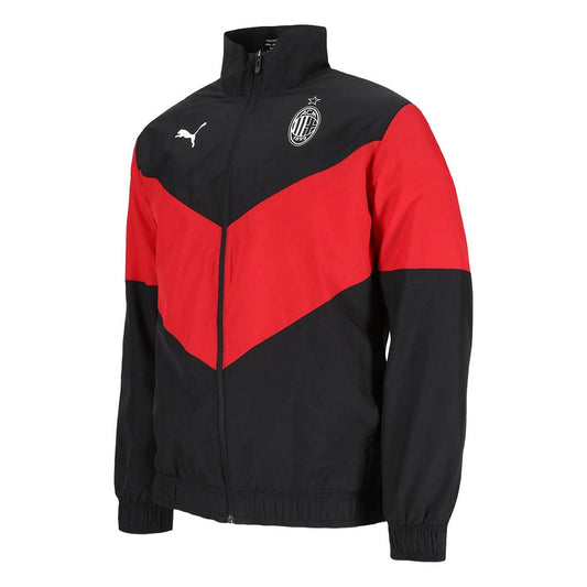 2021-2022 AC Milan Pre-Match Jacket (Red)_0