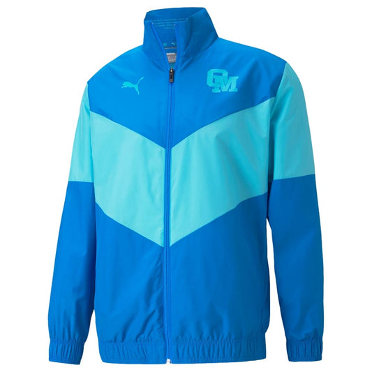 2021-2022 Marseille Pre-Match Jacket (Electric Blue)_1
