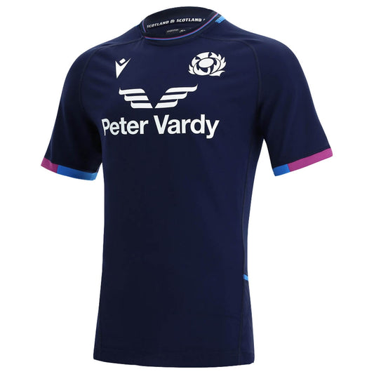 2021-2022 Scotland Home Pro Body Fit Rugby Shirt_1